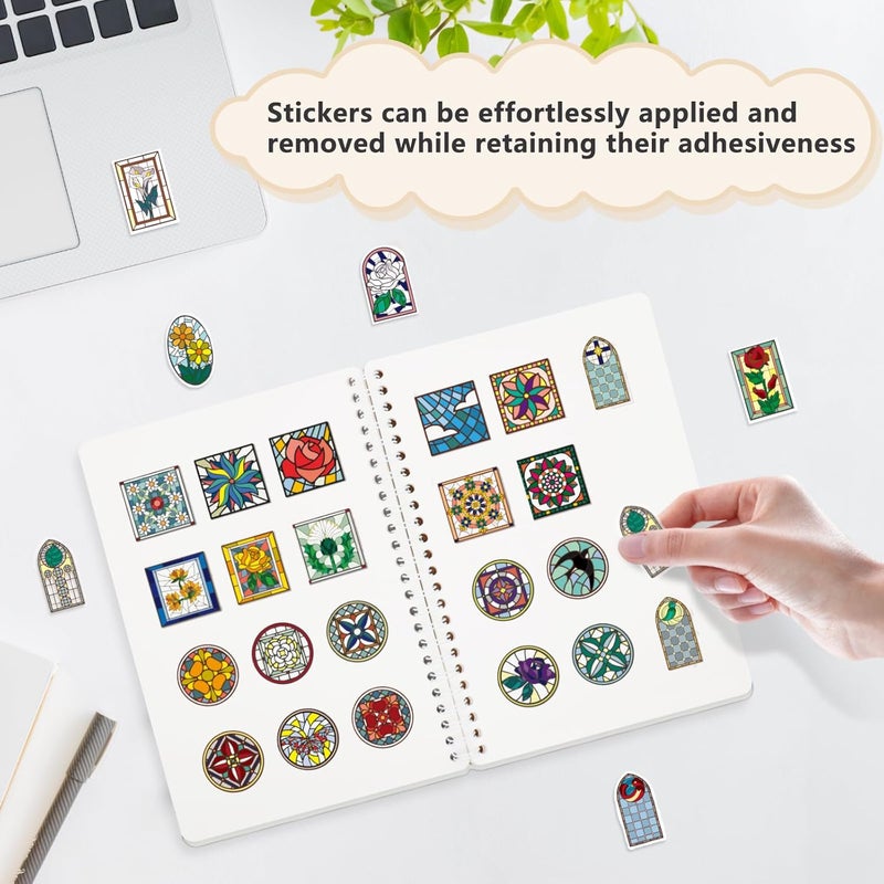 Ruatu 2 Pack Reusable Sticker Book Collecting Album Sticker Storage Organizer Book with 30+30 Sheets Blank Release Paper A5 Stickers Collection Notebook(Black+Clear) - Image 4